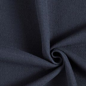 Wafelpiqué mini – marineblauw, 