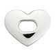 Tassensluiting Hart  – zilver metalen,  thumbnail number 3