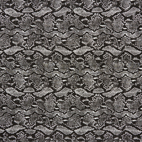 Stretchjacquard slangenpatroon – lichtgrijs, image number 1