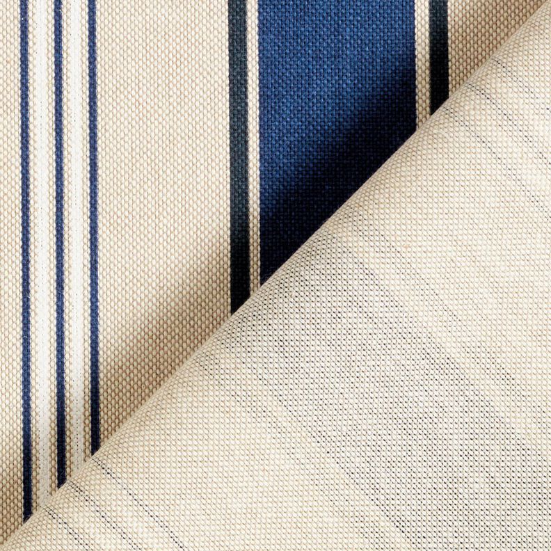 Decostof Half panama maritieme strepen – natuur/indigo,  image number 4