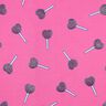 Katoenjersey Glitter hart lolly's | Poppy Fabrics – pink,  thumbnail number 1
