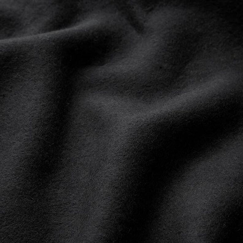 Katoenfleece Effen – zwart, image number 3