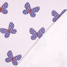 Sweatshirt geruwd Grote vlinders | Poppy Fabrics – pastellila/blauwlila,  thumbnail number 4