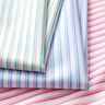 Katoenen stof onregelmatige strepen – pink/wit,  thumbnail number 6