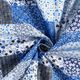 Katoenen stof Cretonne Patchwork-look – wit/blauw,  thumbnail number 4