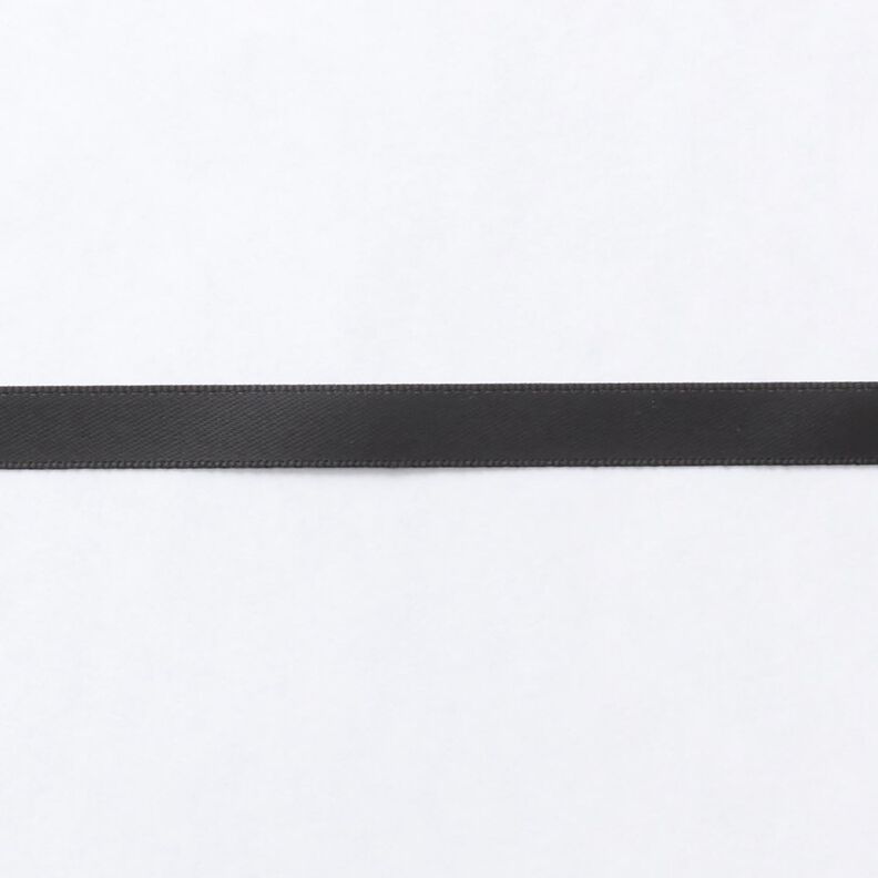 Satijnband [9 mm] – zwart,  image number 1