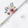GOTS Katoenjersey verspreide bloemen | Poppy Fabrics – wit,  thumbnail number 4