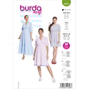 Jurk | Burda 5803 | 34-48, 