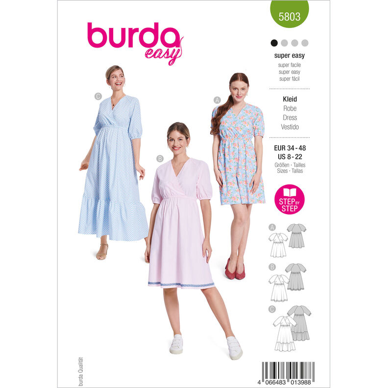 Jurk | Burda 5803 | 34-48,  image number 1