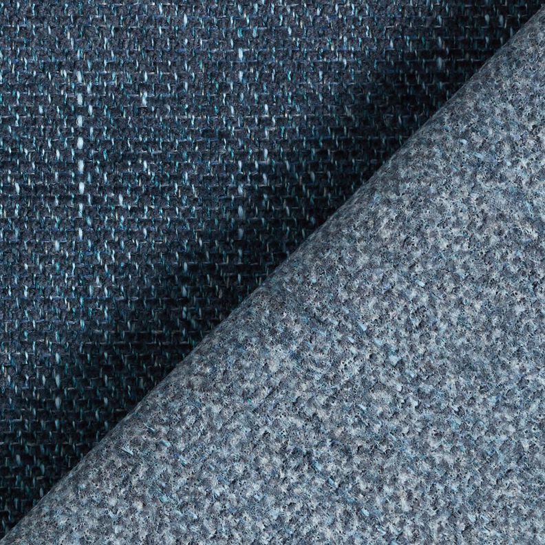 Bekledingsstof Chenille-stof – nachtblauw,  image number 3