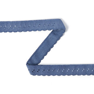 Elastische kanten boordband 15 – blauwgrijs, 