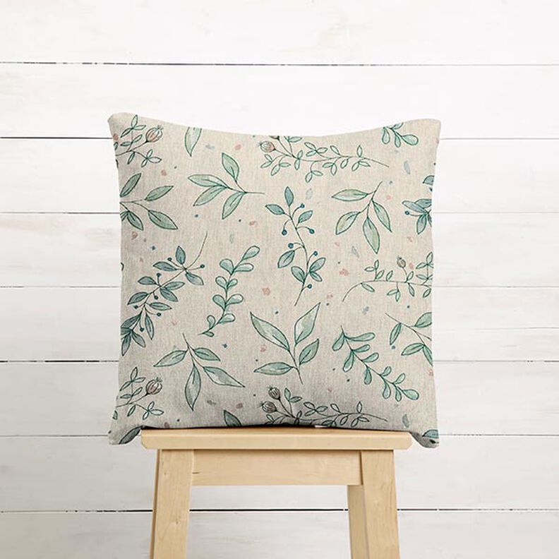 Decostof half panama delicate twijgen – natuur, image number 4