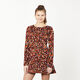 Romaniet jersey abstract luipaardpatroon – terracotta,  thumbnail number 5