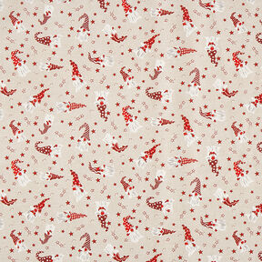 Decostof canvas Kabouters – beige, 