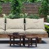 Outdoorstof Structuur melange – cashew,  thumbnail number 6