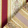 Meubelstof jacquard Biedermeier strepen – creme/rood,  thumbnail number 3