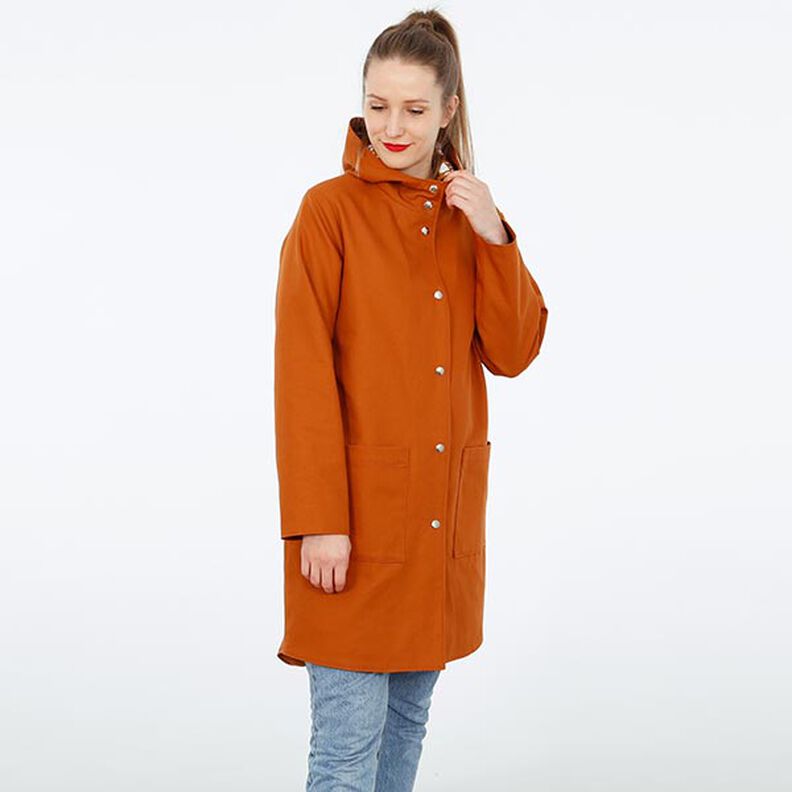 FRAU KARO - gevoerde parka met capuchon en opgestikte zakken, Studio Schnittreif | XS - XXL,  image number 2