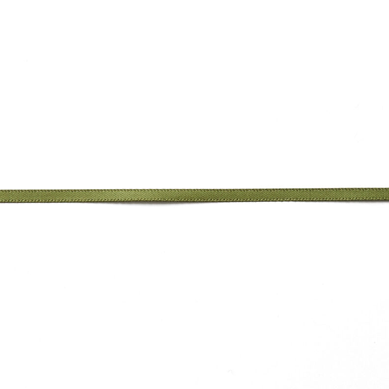 Satijnband [3 mm] – olijf,  image number 1