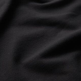 GOTS French Terry sommersweat | Tula – zwart, 
