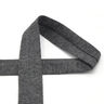 Biasband Katoenjersey Mix [20 mm] – anthraciet,  thumbnail number 1
