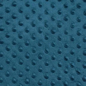 Gezellige fleece reliëfpunten – petroleum, 