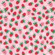 Stoffenpakket jersey Schattige aardbeien | PETIT CITRON – roze,  thumbnail number 4