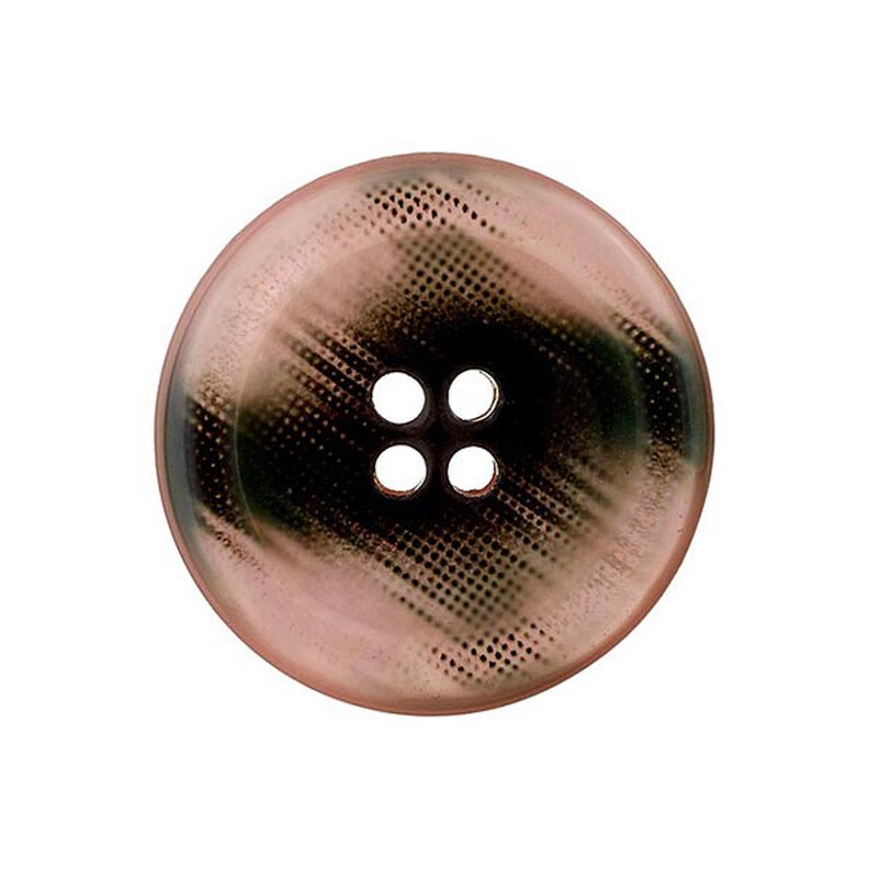 Polyesterknoop 4-gats – roze/zwart,  image number 1