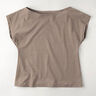 Ribjersey effen – middelbruin,  thumbnail number 9