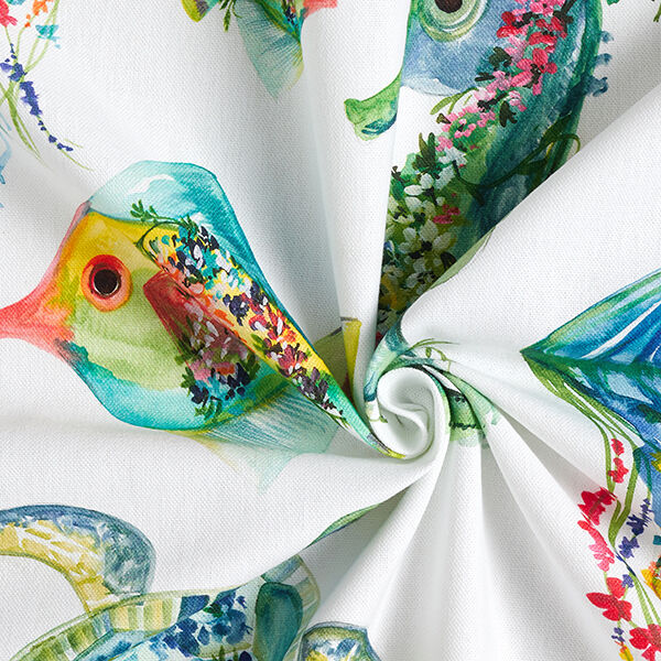 Decostof half panama Zeedieren – groen, image number 3