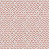 Katoenen stof Cretonne Etnische zigzag – terracotta,  thumbnail number 1