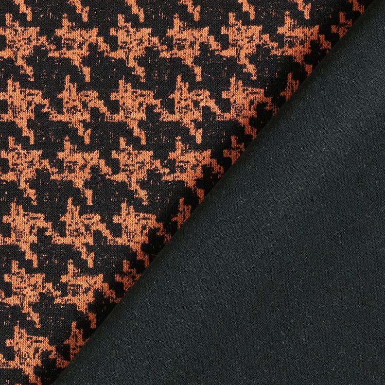 Viscosejersey – perzik sinaasappel/zwart, image number 4