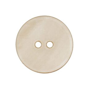 Parelmoerknoop pastel lichtbeige, 