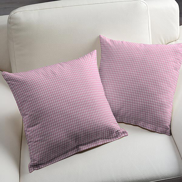 Katoenen stof Vichy - 0,5 cm – roze, image number 4