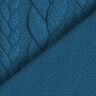 Jerseyjacquard cloqué kabelsteekpatroon – petroleum,  thumbnail number 4