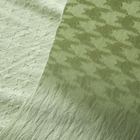 Jacquard Dobby pied-de-poule – kaki, 