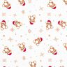 Panel French Terry sommersweat Kerst teddybeer – ecru/rood,  thumbnail number 8