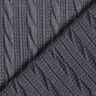 Tricot Cloqué Kabelsteekpatroon – nachtblauw,  thumbnail number 4