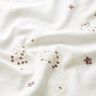 Fijne corduroy borduursels en paillettenbloemen – creme,  thumbnail number 2