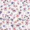 GOTS Katoenjersey Aquarel bloemen Digitaal printen – ecru/pastelviolet,  thumbnail number 1