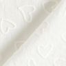Batist Geborduurde hartjes | Poppy Fabrics – ivoor,  thumbnail number 4