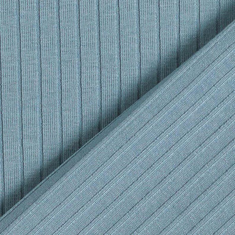 Ribjersey effen – duifblauw,  image number 5