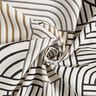 Decostof Half panama abstracte bogen – zwart,  thumbnail number 3