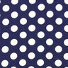 Crêpe weefsel Stippen [2,5 cm] – marineblauw,  thumbnail number 1