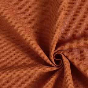 Wafelpiqué mini – terracotta, 