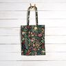 Decostof Gobelin Bloemen-vakjes – zwart,  thumbnail number 8