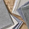 Linnen-katoen-mix Brede strepen – licht taupe/wit,  thumbnail number 5