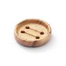 Houten knoop 4-gats – natuur,  thumbnail number 2