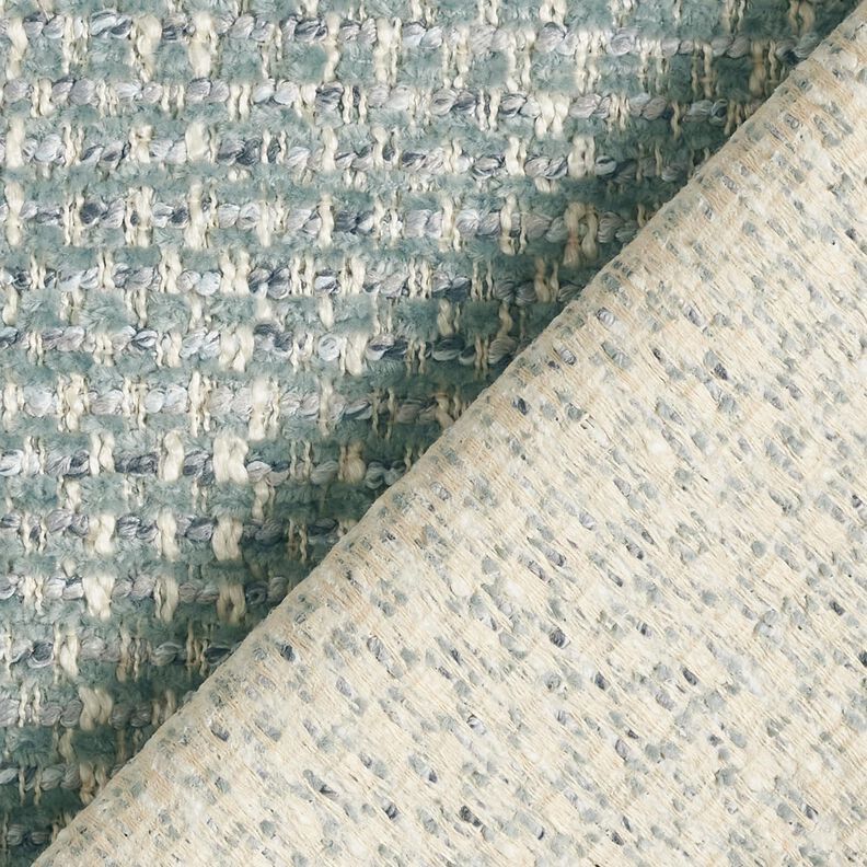 Bekledingsstof kleurrijke bouclé-look – riet/creme,  image number 3