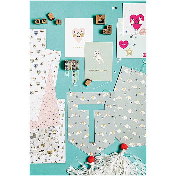 DIY-KAART HALLO BABY HART | RICO DESIGN, image number 5