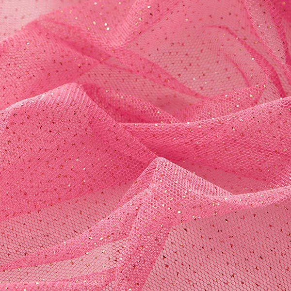 Glittertule royal – pink/goud,  image number 3